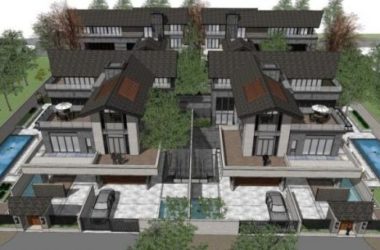 SketchUp Villa Design | Chinese-Style Row Houses-BIM WORLD