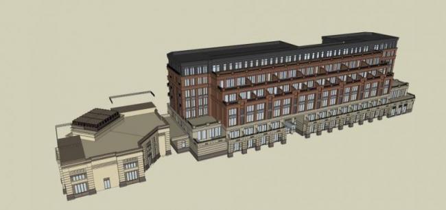 SketchUp Villa Models: French and Classical Row Villas