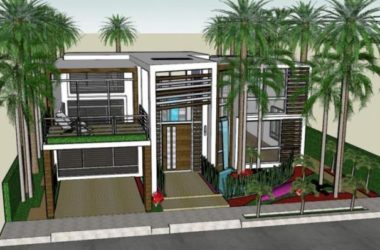 Modern Solo Villa Design | SketchUp 3D Model-BIM WORLD