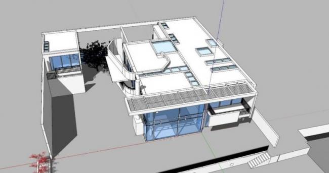 Modern California Beach Villa SketchUp Model by Richard Mayer