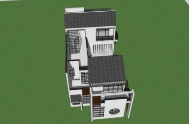 Chinese-Style Solo Villa Model in SketchUp-BIM WORLD