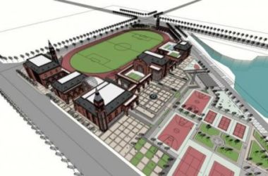 SketchUp Villa Model: Multi-Story Classical Style Sports Center-BIM WORLD