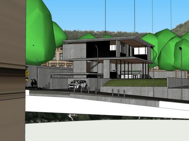 Modern Solo and Garden Villa Models in SketchUp