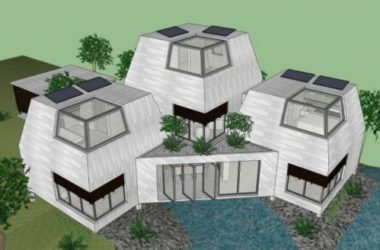 Modern Solo Villa Design in SketchUp Model-BIM WORLD