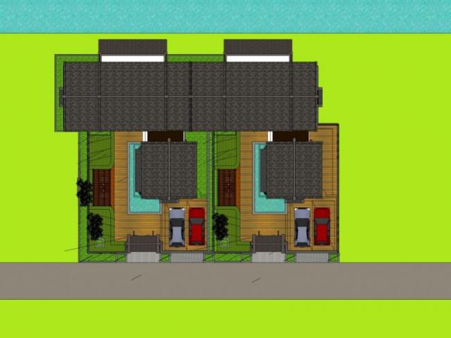 SketchUp Chinese-Style Solo Villa Model