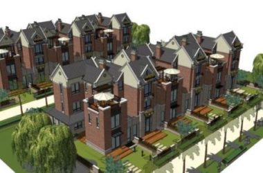British-Style Townhouse Villa Model in SketchUp-BIM WORLD