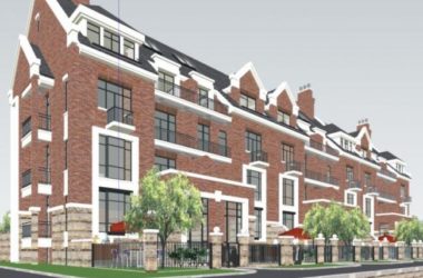 Classical English Style Row Villa Model in SketchUp-BIM WORLD
