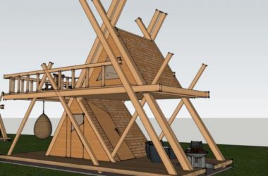 Modern Wooden Villa Model in SketchUp | Stylish Vacation Home Design-BIM WORLD
