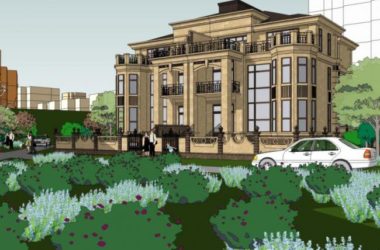 European-Style Classical Stacked Villa Model in SketchUp-BIM WORLD