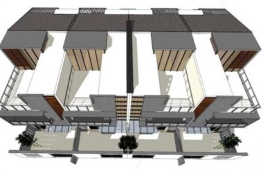 Modern Multi-Row Villa Design in SketchUp-BIM WORLD