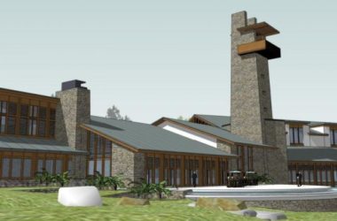Modern Chinese Mountain Villa SketchUp Model-BIM WORLD