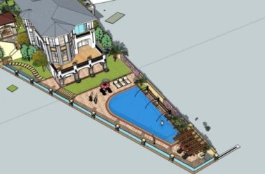 Classical Style Single-Family Villa Model in SketchUp-BIM WORLD