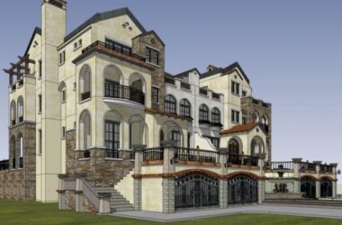 Classical Stacked Villa Model in SketchUp-BIM WORLD