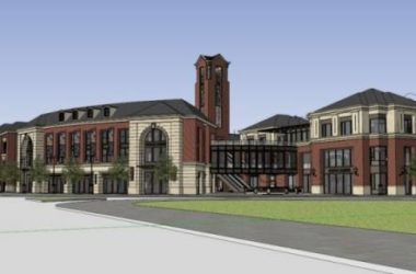 SketchUp Villa Model: Classical-Style Multi-Story Commercial Building with Leisure and Entertainment Plaza-BIM WORLD