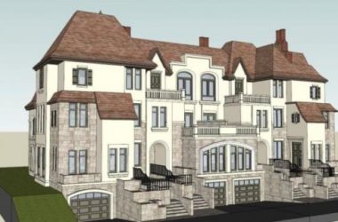 Classical Style Townhouse Villa Model in SketchUp-BIM WORLD