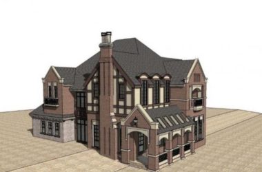 Classical Stacked Villa Model in SketchUp-BIM WORLD