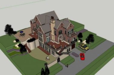 Classical Stacked Villa Model in SketchUp-BIM WORLD