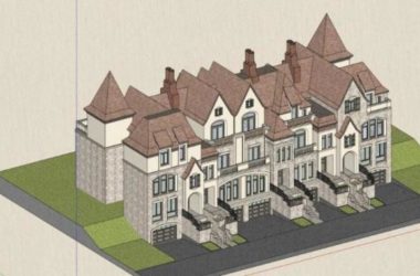 Classical Style Townhouse Villa Model in SketchUp-BIM WORLD