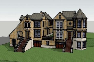 Classical Stacked Villa Model in SketchUp-BIM WORLD