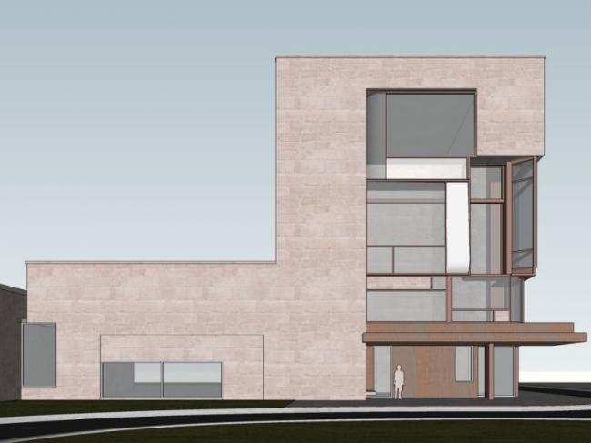 Modern Solo Villa Design in SketchUp Model