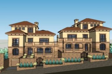 Classical Stacked Villa Model in SketchUp-BIM WORLD