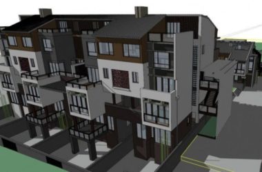 Modern Multi-Row and Stacked Villa Cluster | SketchUp 3D Model-BIM WORLD
