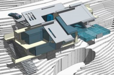 Modern Slope Villa and Solo Villa SketchUp Models-BIM WORLD