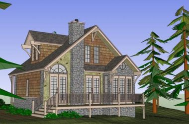 Classical Single-Family Villa Model in SketchUp-BIM WORLD