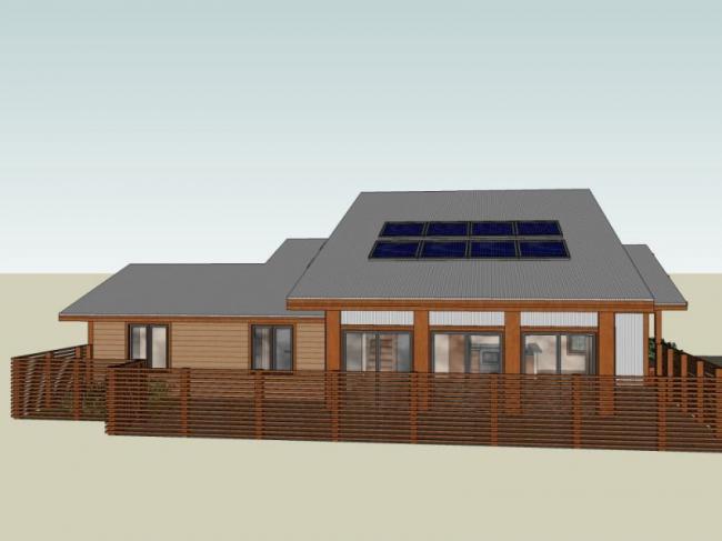 Modern Solo Villa Design | SketchUp 3D Model