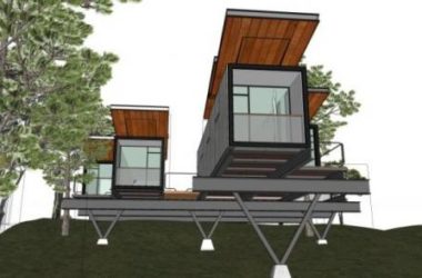 Modern Solo Villa SketchUp Model-BIM WORLD