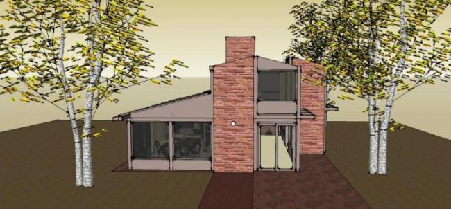 Modern Solo Villa Design | SketchUp 3D Model