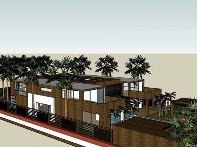 Modern Solo Villa Design | SketchUp 3D Model