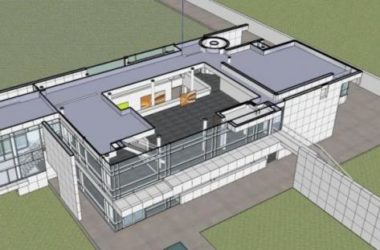 Solo Villa in SketchUp: White Pie by Richard Meyer-BIM WORLD