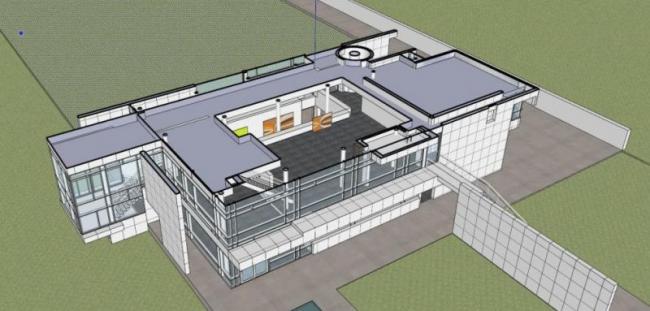 Solo Villa in SketchUp: White Pie by Richard Meyer