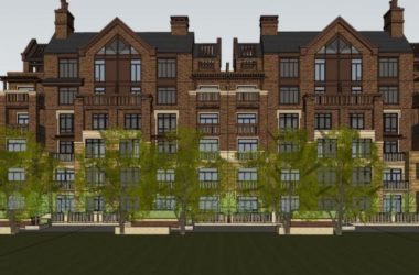 Classical Style Townhouse Villa Model in SketchUp-BIM WORLD