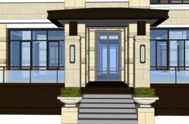 Modern Solo Villa Design | SketchUp 3D Model-BIM WORLD