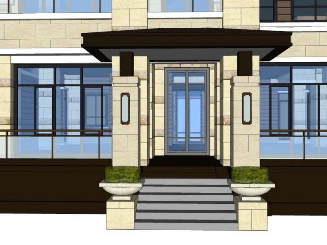 Modern Solo Villa Design | SketchUp 3D Model