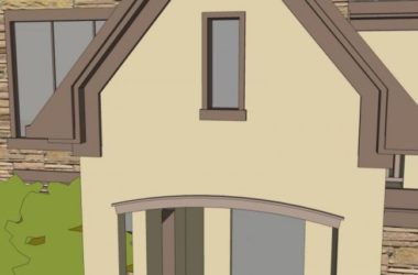 Modern Solo Villa Design | SketchUp 3D Model-BIM WORLD