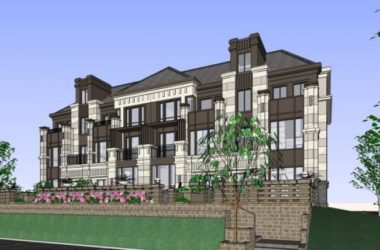Modern Multi-Row Villa Design in SketchUp-BIM WORLD