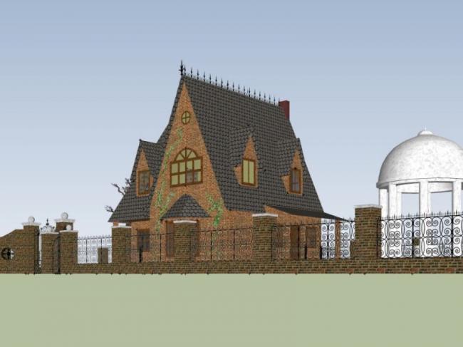 Modern Solo Villa Design | SketchUp 3D Model