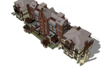 European-Style Multi-Row Villa Model in SketchUp-BIM WORLD