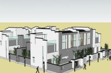 SketchUp Model of a Chinese-Style Row Villa-BIM WORLD