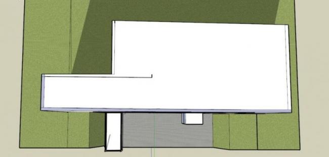Modern Solo Villa SketchUp Model Inspired by Corbusier