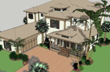 Modern Solo Villa Design | SketchUp 3D Model-BIM WORLD