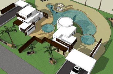 Modern Solo Villa Design | SketchUp 3D Model-BIM WORLD