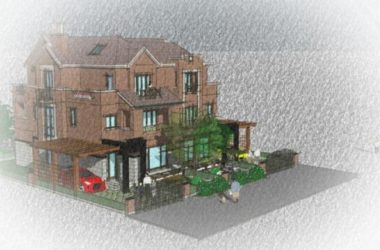 Classical Single-Family Villa Model in SketchUp-BIM WORLD