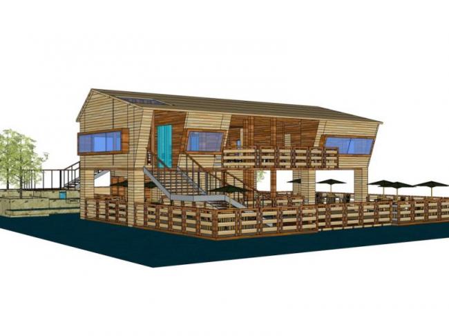 Modern Solo Villa Design | SketchUp Model