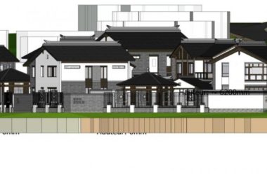 Chinese-Style Villa Cluster Model in SketchUp-BIM WORLD