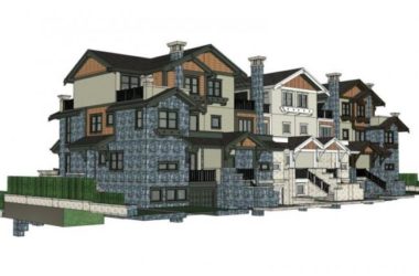 North American Style Townhouse Villa Model in SketchUp-BIM WORLD