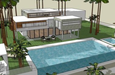 Modern Solo Villa Design | SketchUp 3D Model-BIM WORLD